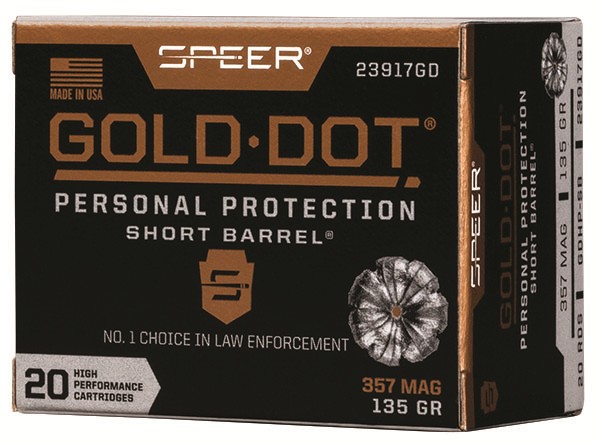 SPEER 23917GD 357 135GDHP 20 - Browning Black Friday Blowout